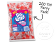 Big Lolly Little Red Heart Pops 200pc Party Bag
