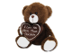 I Love You More Than Chocolate Bear 20cm