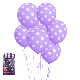 Lavender Dotty Balloon 8pk
