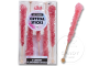 Crystal Rock Candy Sticks Cherry Pink 5 Pack