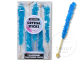 Crystal Rock Candy Sticks Raspberry Blue 5 Pack