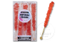Crystal Rock Candy Sticks Strawberry Red 5 Pack