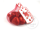 Milk Chocolate Foil Hearts 77g Mesh Bag Red