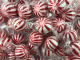 Red and White Wrapped Mint Balls 1kg Bag