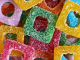 NZ Rainbow Confectionery Sour Squares 1kg Bag
