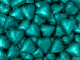 Milk Chocolate Foil Hearts 1kg Bag Teal