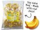 Peeled Peelable Gummy Banana 1kg Bag