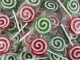 Christmas Swirl Flat Lollipops 50pce Bag