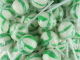 Swirl Ball Lollipops Green 1kg Bag