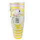 Yellow Stripe Paper Cup 24pk