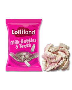Lolliland Pink Bags Milk Bottles & Teeth