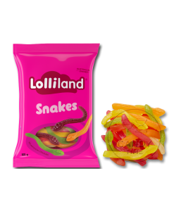 Lolliland Pink Bags Snakes