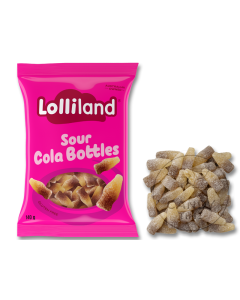 Lolliland Pink Bags Sour Cola Bottles