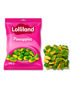 Lolliland Pink Bags Pineapples