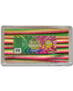 Lollinauts Rasp Lemonade & Pineapple Sour Straps 1.2kg 150pc Tub