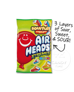 Airheads XTREMES Sourfuls 170g Bag Box of 12