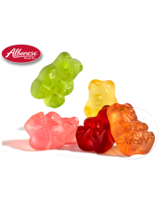 Albanese Gummi Bears Natural 5 Flavour 2.26kg Bag