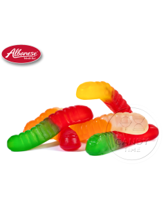 Albanese Gummi Mini Fruit Worms Asst 2.26kg Bag