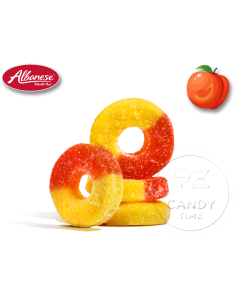 Albanese Gummi Peach Rings 2.26kg Bag