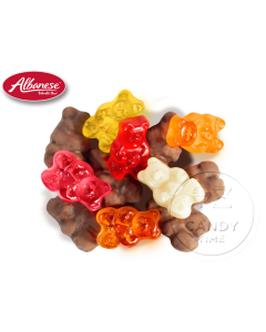 Albanese Milk Chocolate Coated Gummi Bears 1kg Bag