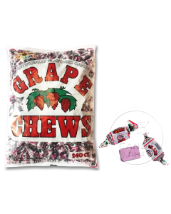 Alberts USA Fruit Chews Grape 240ct Bag