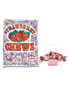 Alberts USA Fruit Chews Strawberry 240ct Bag