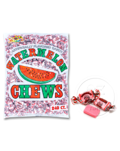 Alberts USA Fruit Chews Watermelon 240ct Bag