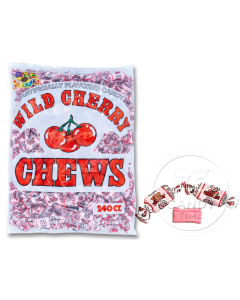 Alberts USA Fruit Chews Wild Cherry 240ct Bag