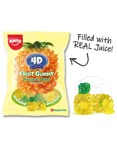 Amos 4D Gummy Gummy Pineapple Burst Box of 12