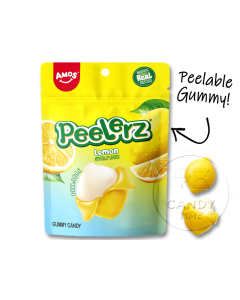 Peelerz Peelable Gummy Lemon 3oz Bag Single