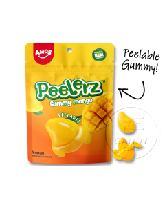 Peelerz Peelable Gummy Mango 3oz Bag Box of 24