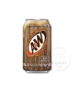 A&W Root Beer Can Box of 24