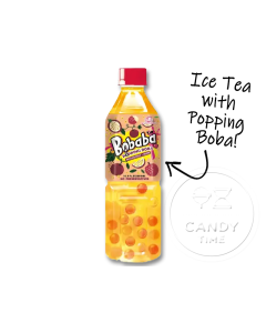 Bobaba Bubble Tea Passionfruit Lychee Bottle Box of 24
