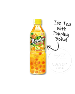 Bobaba Bubble Tea Pineapple Mango Bottle Box of 24