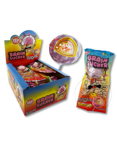 Zed Brain Sucker Jawbreaker Lollipop