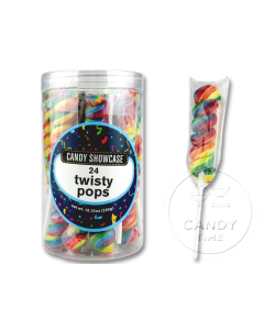 Lolliland Twisty Pops 24pc Tub