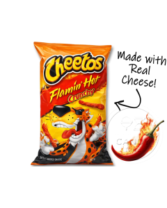 Cheetos USA Flamin Hot Crunchy 226.8g Box of 10