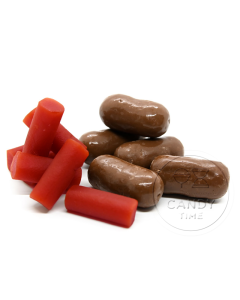 Premium Milk Chocolate Jumbo Raspberry Bullets 1kg Bag