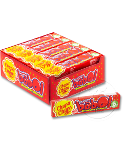 Chupa Chups Big Babol Strawberry Gum Box of 20 