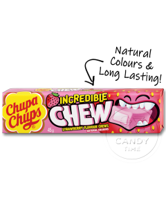 Chupa Chups Incredible Chew Strawberry Single