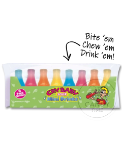 Cry Baby SOUR Wax Bottles 8 Pack Box of 12