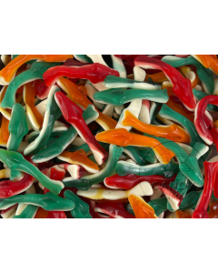 Damel Coloured Gummi Sharks 1kg Bag