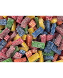Damel Sour Rainbow Bricks 1kg Bag