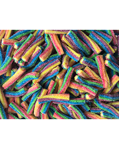 Damel Sour Filled Rainbow Twists 1kg Bag