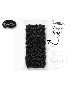Darrell Lea Black Liquorice Twists 875g Bag