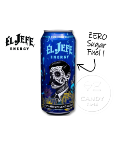 El Jefe Energy Drink Phantom Lemonade Can Box of 12