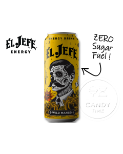 El Jefe Energy Drink Wild Mango Can Box of 12