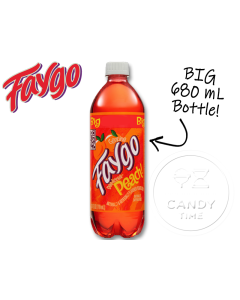 Faygo USA Peach 680ml Bottle Single