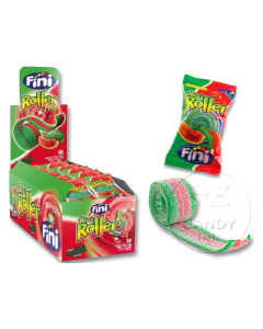 Fini Extra Sour Watermelon Rollers Box of 18