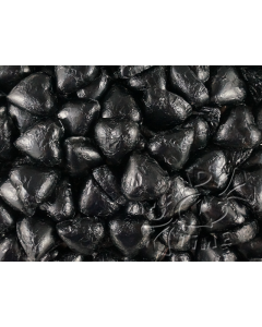 Lolliland Milk Chocolate Foil Hearts 500g Bag Black